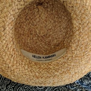 Genuine Helen Kaminski Straw Hat Made in Madagasca